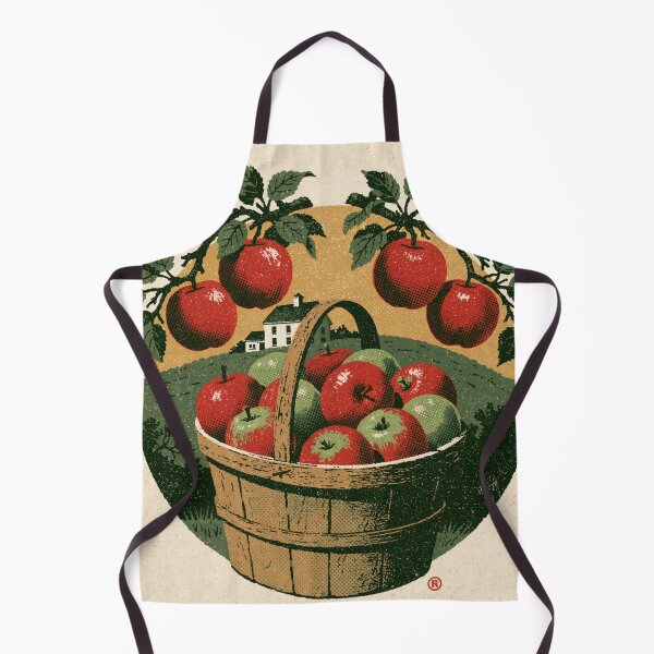 Item preview, Apple Picking — Vintage Autumn Orchard Harvest Badge designed and sold by FrostyFrisby.