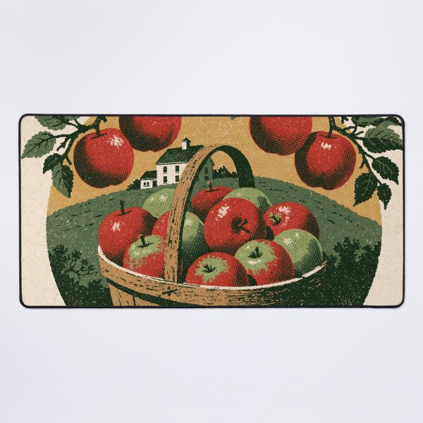 Item preview, Apple Picking — Vintage Autumn Orchard Harvest Badge designed and sold by FrostyFrisby.