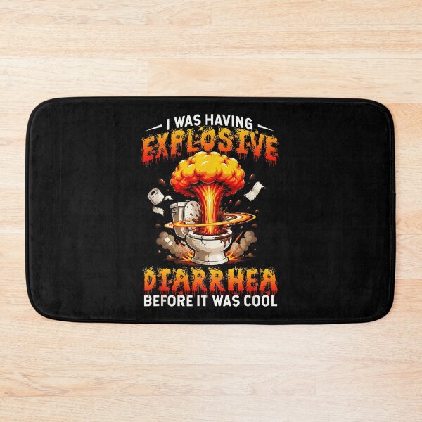 Item preview, Explosive Diarrhea Before It Was Cool Funny Toilet Humor designed and sold by DaphoLatara.