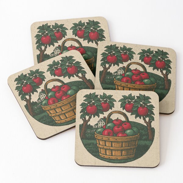Item preview, Apple Picking — Vintage Autumn Orchard Harvest Badge designed and sold by FrostyFrisby.