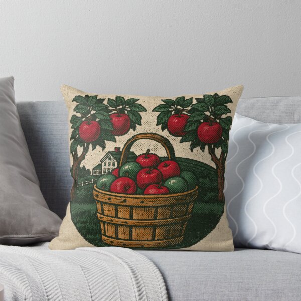 Item preview, Apple Picking — Vintage Autumn Orchard Harvest Badge designed and sold by FrostyFrisby.