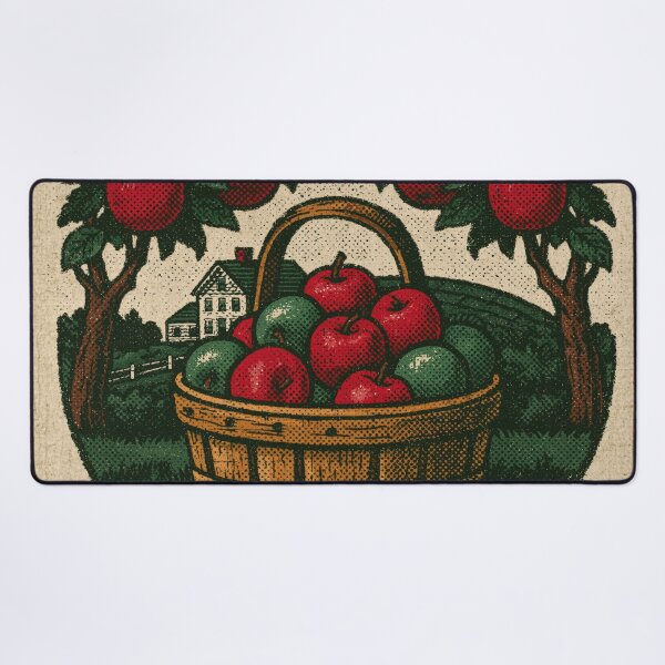 Item preview, Apple Picking — Vintage Autumn Orchard Harvest Badge designed and sold by FrostyFrisby.