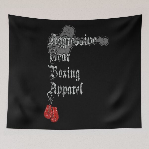 Item preview, Aggressive Gear Boxing Funny Fighter Motivation Vintage Gothic Quote designed and sold by DaphoLatara.