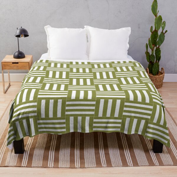 Item preview, Olive Woven Stripe Pattern | Modern Seamless Design designed and sold by Creatory.studio.