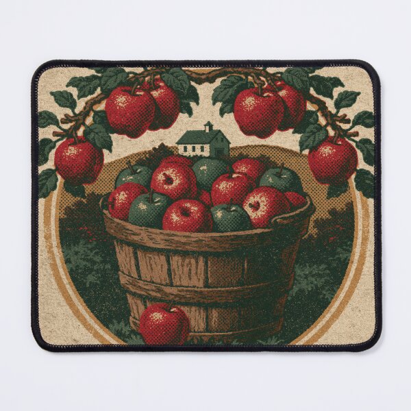 Item preview, Apple Picking — Vintage Autumn Orchard Harvest Badge designed and sold by FrostyFrisby.