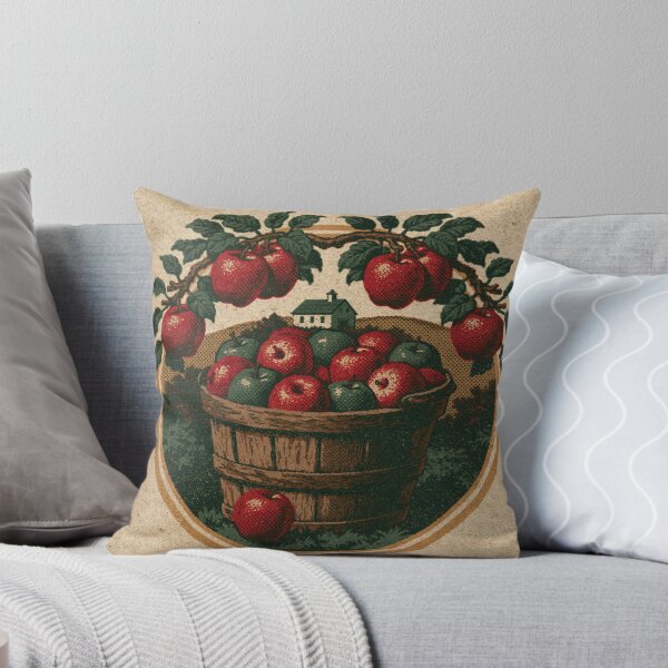Item preview, Apple Picking — Vintage Autumn Orchard Harvest Badge designed and sold by FrostyFrisby.