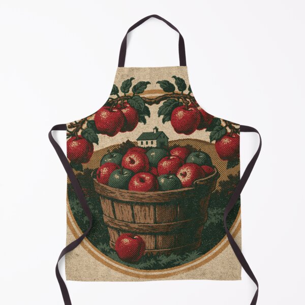 Item preview, Apple Picking — Vintage Autumn Orchard Harvest Badge designed and sold by FrostyFrisby.