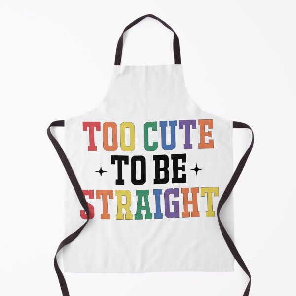 Item preview, Too Cute To Be Straight | Gay Pride designed and sold by GlitterCritterD.