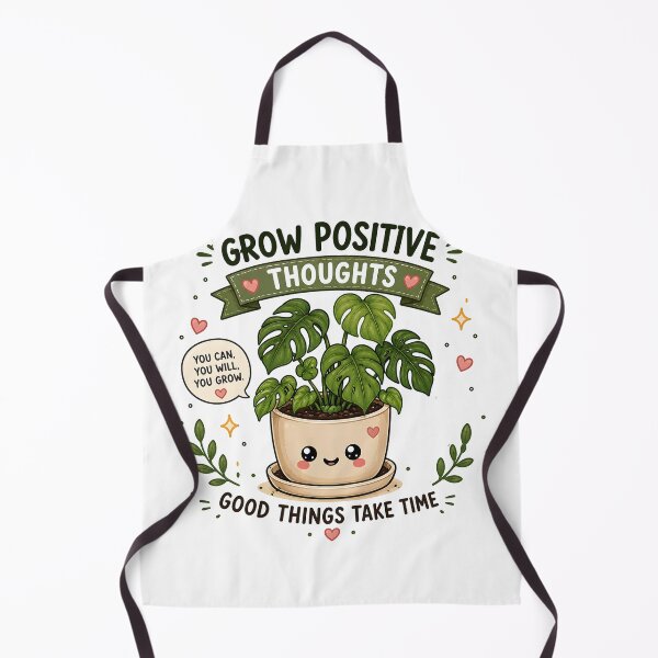 Item preview, Grow Positive Thoughts | Cute Kawaii Monstera Plant Sticker | Motivational Plant Lover Gift designed and sold by PLANT LOVER'S PARADISE.