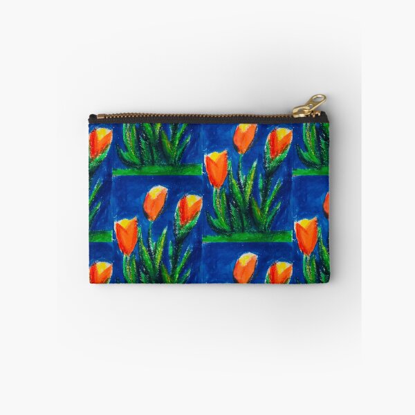 Item preview, Red & Orange Tulipa - Floral Ilustration  designed and sold by lilylightstudio.