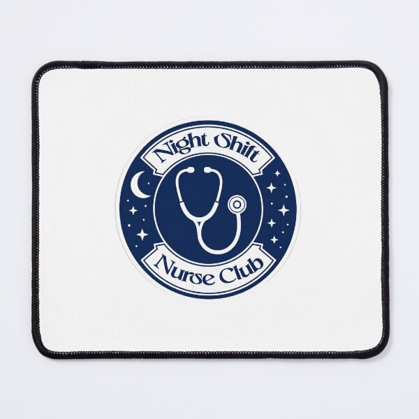 Item preview, Night Shift Nurse Club Badge Design designed and sold by Brokenfinger.