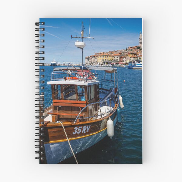 Item preview, Traditional Wooden Boat in the Harbor of Rovinj, Croatia designed and sold by Viv Thompson Photography .