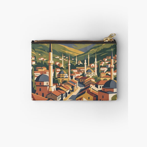 Item preview, Sarajevo Bosnia Vintage Travel Poster designed and sold by Bomax121.