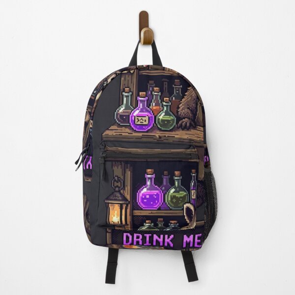 Item preview, Raccoon Alchemist: Drink Me Probably - 16-Bit Pixel Art designed and sold by Arobinoz.