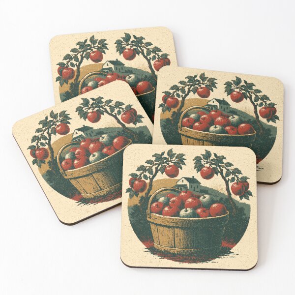 Item preview, Apple Picking — Vintage Autumn Orchard Harvest Badge designed and sold by FrostyFrisby.