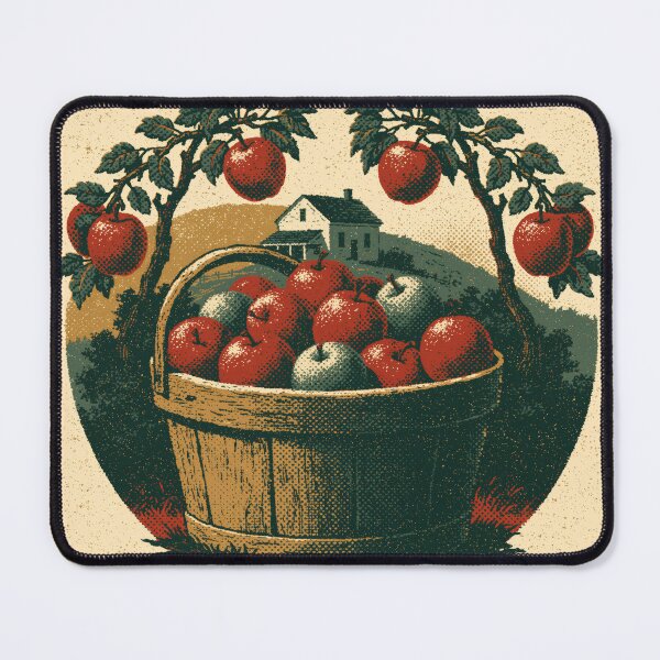 Item preview, Apple Picking — Vintage Autumn Orchard Harvest Badge designed and sold by FrostyFrisby.