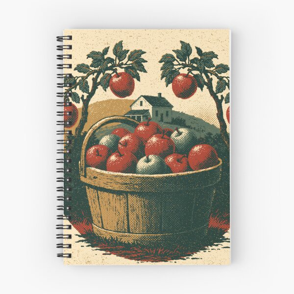 Item preview, Apple Picking — Vintage Autumn Orchard Harvest Badge designed and sold by FrostyFrisby.