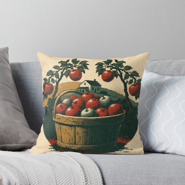 Item preview, Apple Picking — Vintage Autumn Orchard Harvest Badge designed and sold by FrostyFrisby.