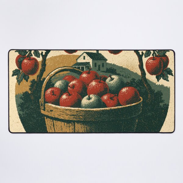 Item preview, Apple Picking — Vintage Autumn Orchard Harvest Badge designed and sold by FrostyFrisby.