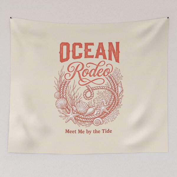 Item preview, Ocean Rodeo – Coastal Cowgirl Marine Rope Design designed and sold by Sea Gem.