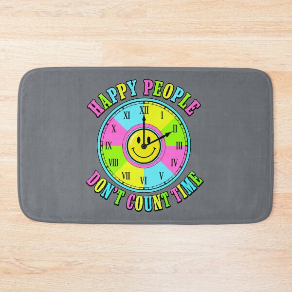 Item preview, Happy People Don't Count Time Retro Smiley Clock T-Shirt | Colorful Y2K Vintage Graphic Tee designed and sold by Aimetoi.