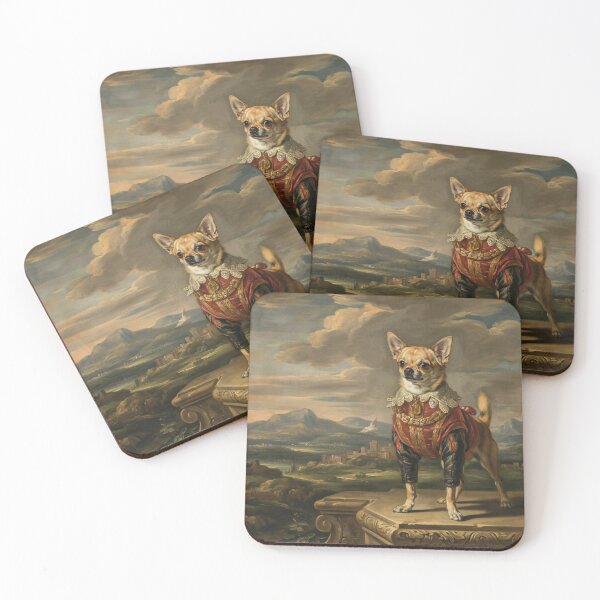 Item preview, A small chihuahua transformed into a classical Renaissance and Baroque oil painting designed and sold by 123ks.