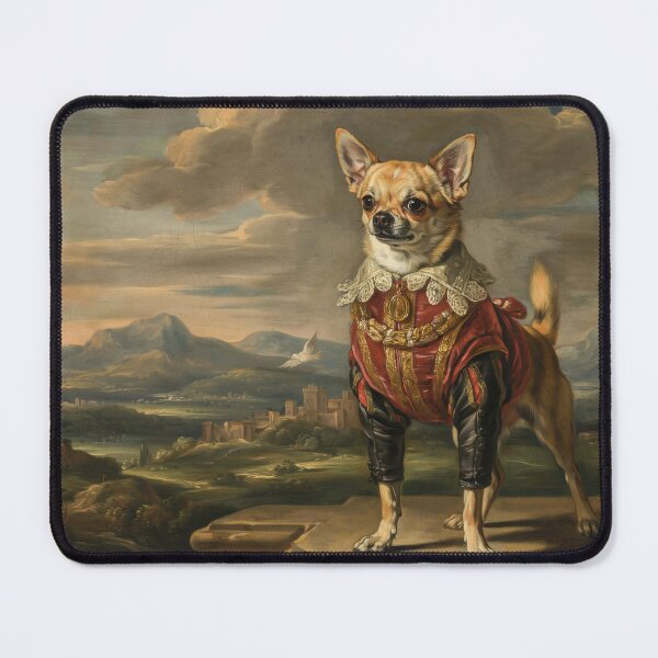 Item preview, A small chihuahua transformed into a classical Renaissance and Baroque oil painting designed and sold by 123ks.
