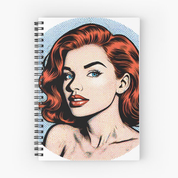 Item preview, Comic book woman with red hair. designed and sold by Bruce Custom Creations.