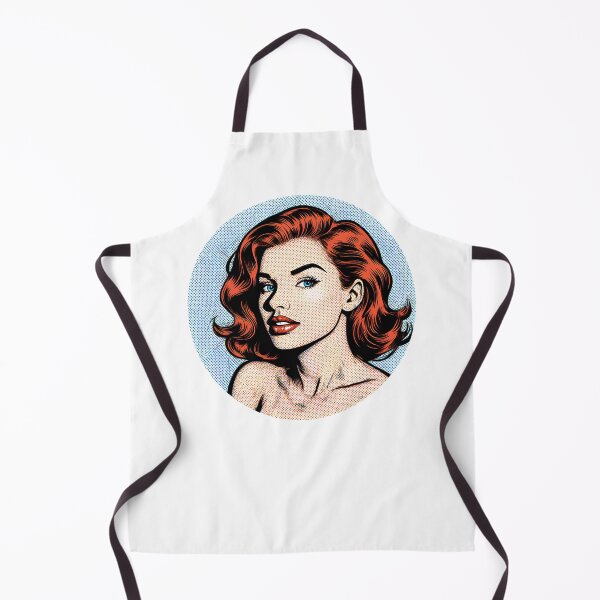 Item preview, Comic book woman with red hair. designed and sold by Bruce Custom Creations.