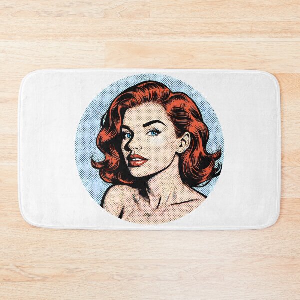 Item preview, Comic book woman with red hair. designed and sold by Bruce Custom Creations.