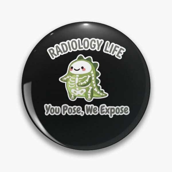 Item preview, Cute Radiology Life Skeleton Dinosaur - You Pose We Expose xray tech and Rad Tech gift designed and sold by medoutfits.