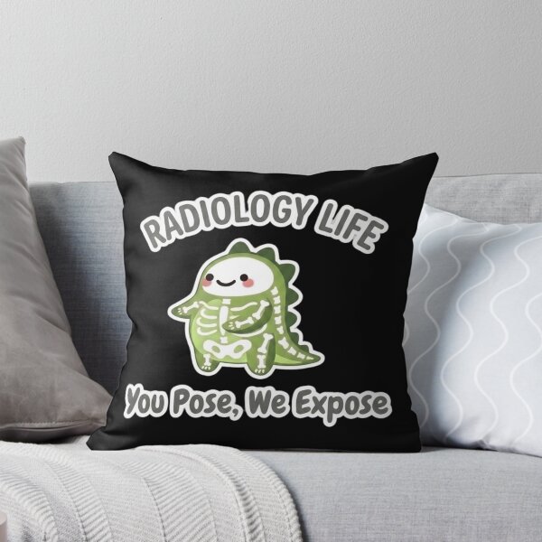 Item preview, Cute Radiology Life Skeleton Dinosaur - You Pose We Expose xray tech and Rad Tech gift designed and sold by medoutfits.