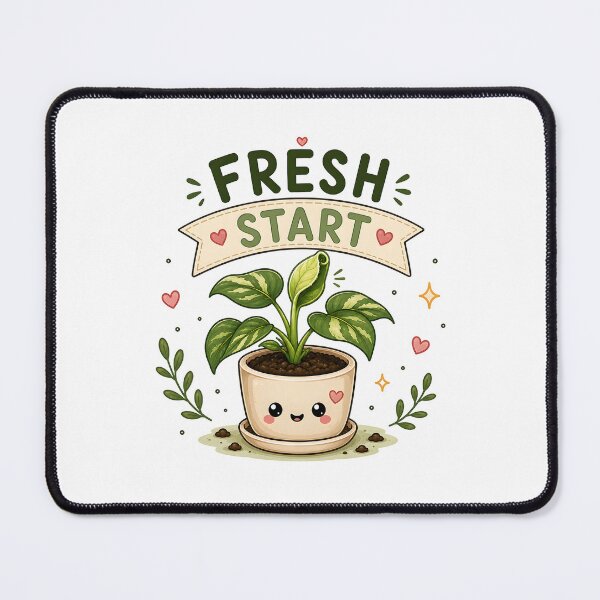 Item preview, Fresh Start | Cute New Leaf Houseplant Sticker | Plant Lover Gift designed and sold by PLANT LOVER'S PARADISE.