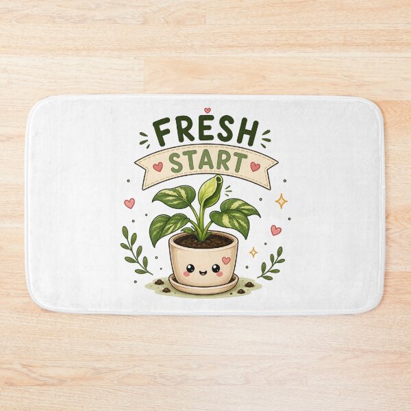 Item preview, Fresh Start | Cute New Leaf Houseplant Sticker | Plant Lover Gift designed and sold by PLANT LOVER'S PARADISE.