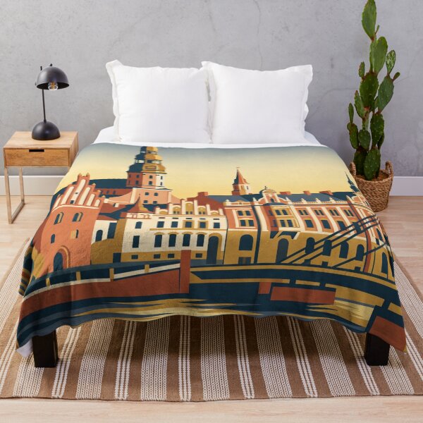 Item preview, Riga Latvia Vintage Travel Poster designed and sold by Bomax121.