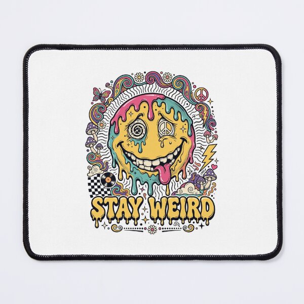 Item preview, Stay Weird - Psychedelic Smiley - Gen Z viral designed and sold by Sigaro01.
