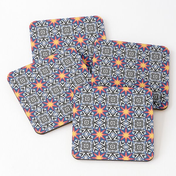 Item preview, Bold Geometric Starburst Abstract Pattern designed and sold by SweetLilith.