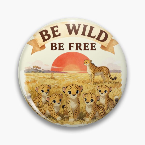Item preview, Be Wild Be Free Wild Cat And Kittens designed and sold by GoGreenlove.