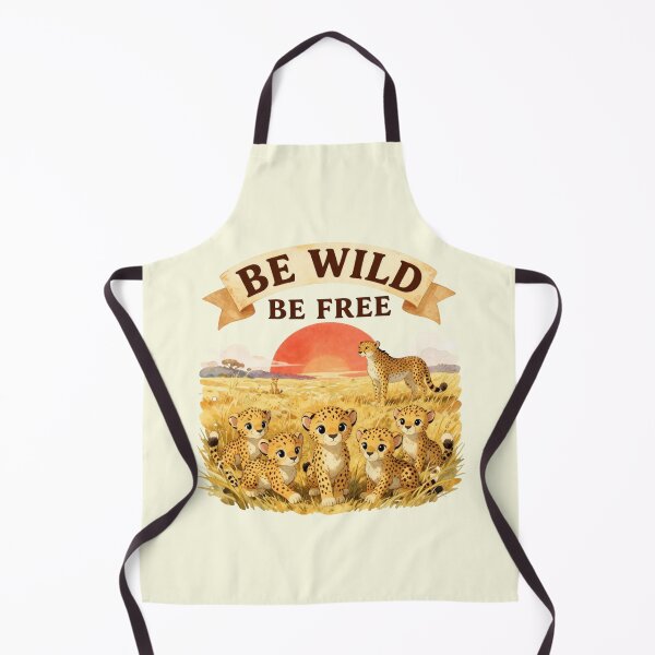 Item preview, Be Wild Be Free Wild Cat And Kittens designed and sold by GoGreenlove.