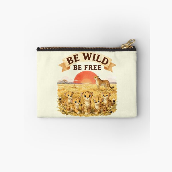 Item preview, Be Wild Be Free Wild Cat And Kittens designed and sold by GoGreenlove.