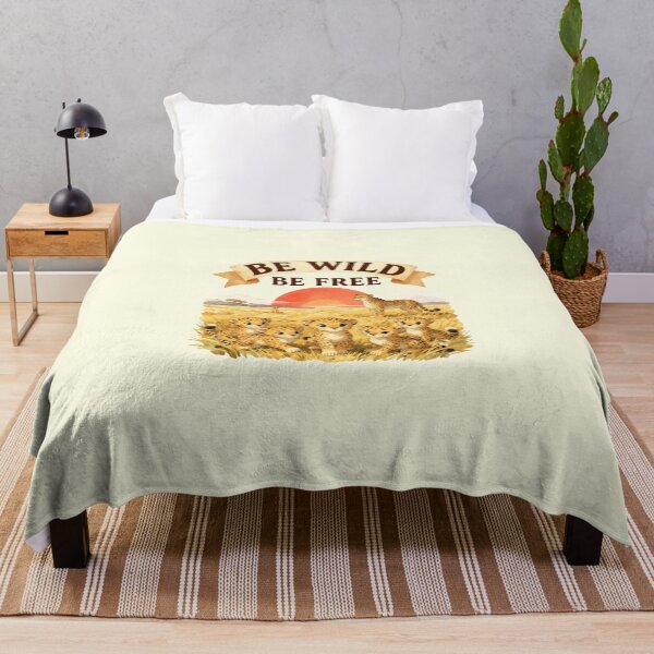 Item preview, Be Wild Be Free Wild Cat And Kittens designed and sold by GoGreenlove.