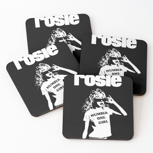 Item preview, Rosie Number One Girl White Line Art Print designed and sold by gringoods.