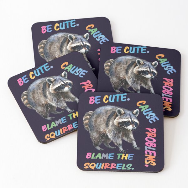 Item preview, Raccoon and the Squirrels' Fault designed and sold by LiskoDesign.