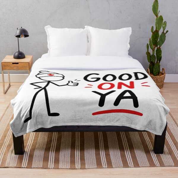 Artikelvorschau, Good On Ya Canadian Stick Figure entworfen und verkauft von Great Canadian Collective.