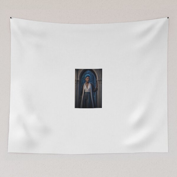 Item preview, Woman with Blue Hair in Stone Archway designed and sold by CathryneDelamort.