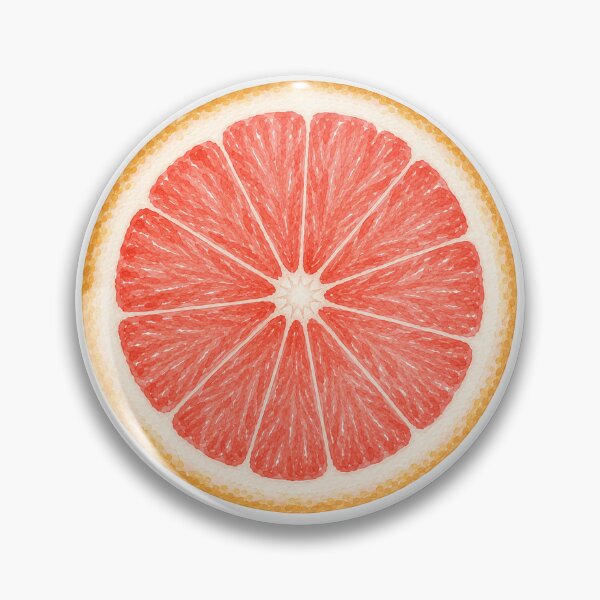 Item preview, Vintage Watercolor Grapefruit Slice | Botanical Citrus Illustration designed and sold by Ethereal-Rain.