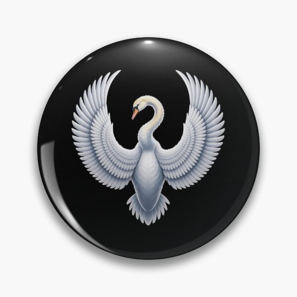 Item preview, majestic white swan seen from above designed and sold by 123ks.