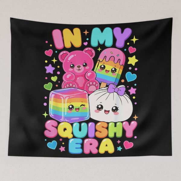 Item preview, In My Squishy Era Cute Kawaii Rainbow Dessert Character Collection designed and sold by LakenDraphil.