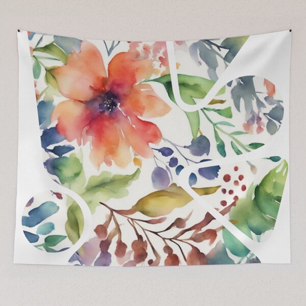 Item preview, Geometric Orange Flower designed and sold by Rekline.