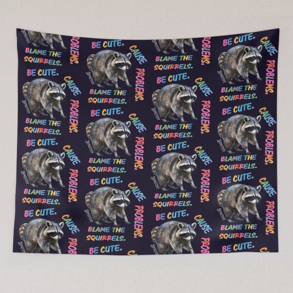 Item preview, Raccoon Jimothy and the Squirrels' Guilt designed and sold by LiskoDesign.
